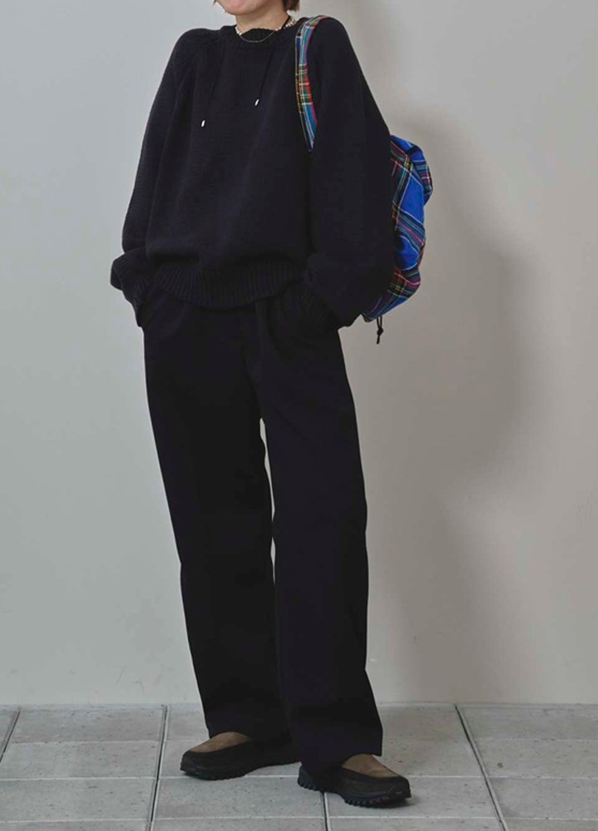 拉格蘭袖份量感針織上衣